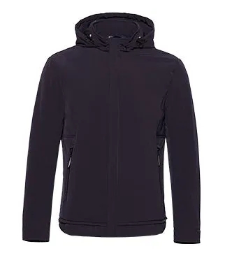 Men's Autumn Padded Short Jacket With Hood