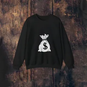Mens Vintage Money Long Sleeve Sweatshirt