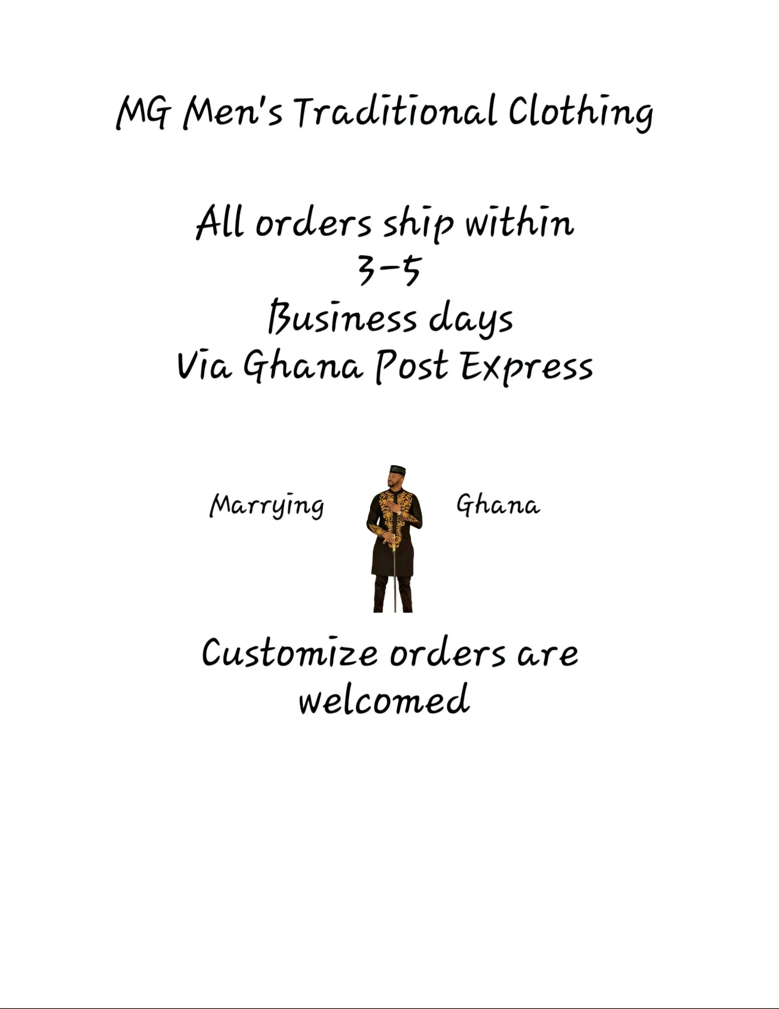 MG Men's Traditional African Wear/ Kafka, African Suit T145