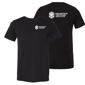 Mountain Tactical Institute Full Back T-Shirt - Solid Black Triblend