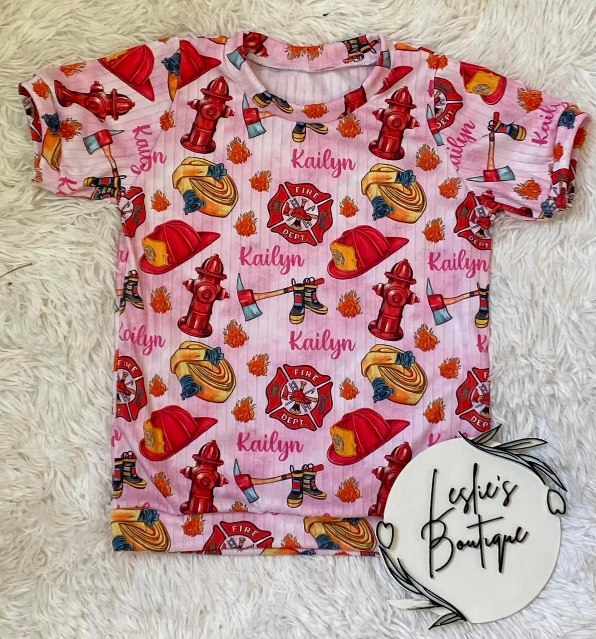 name fire shirts