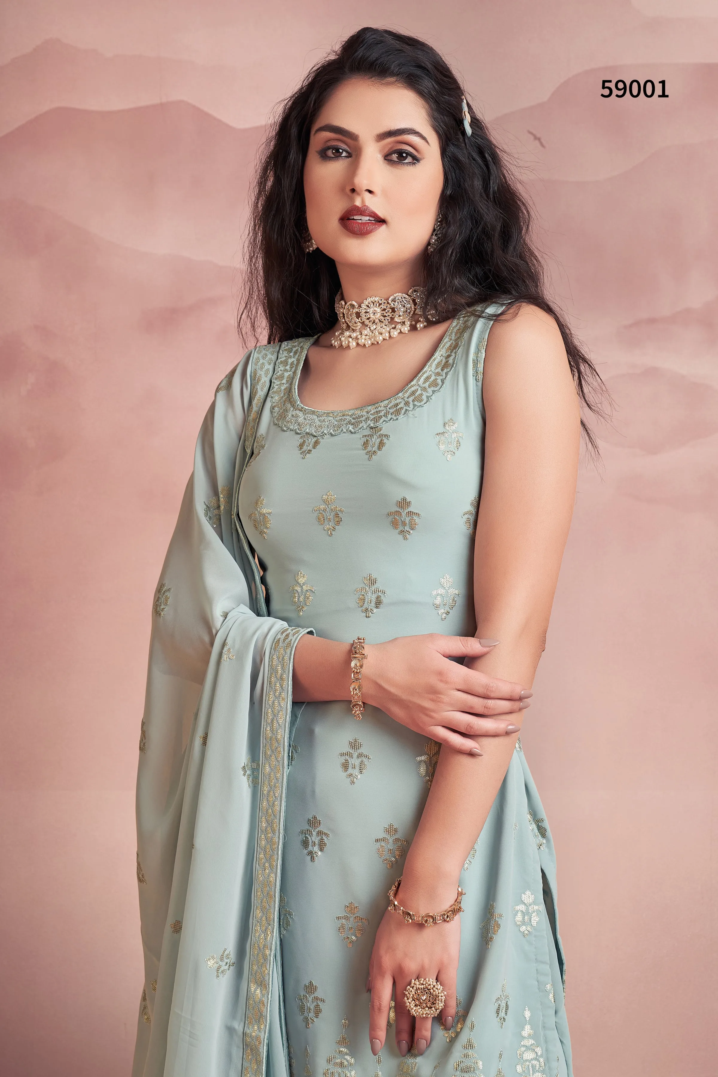 Noorani Vol 7 Designer Occasion Wear Suit D.No 59001