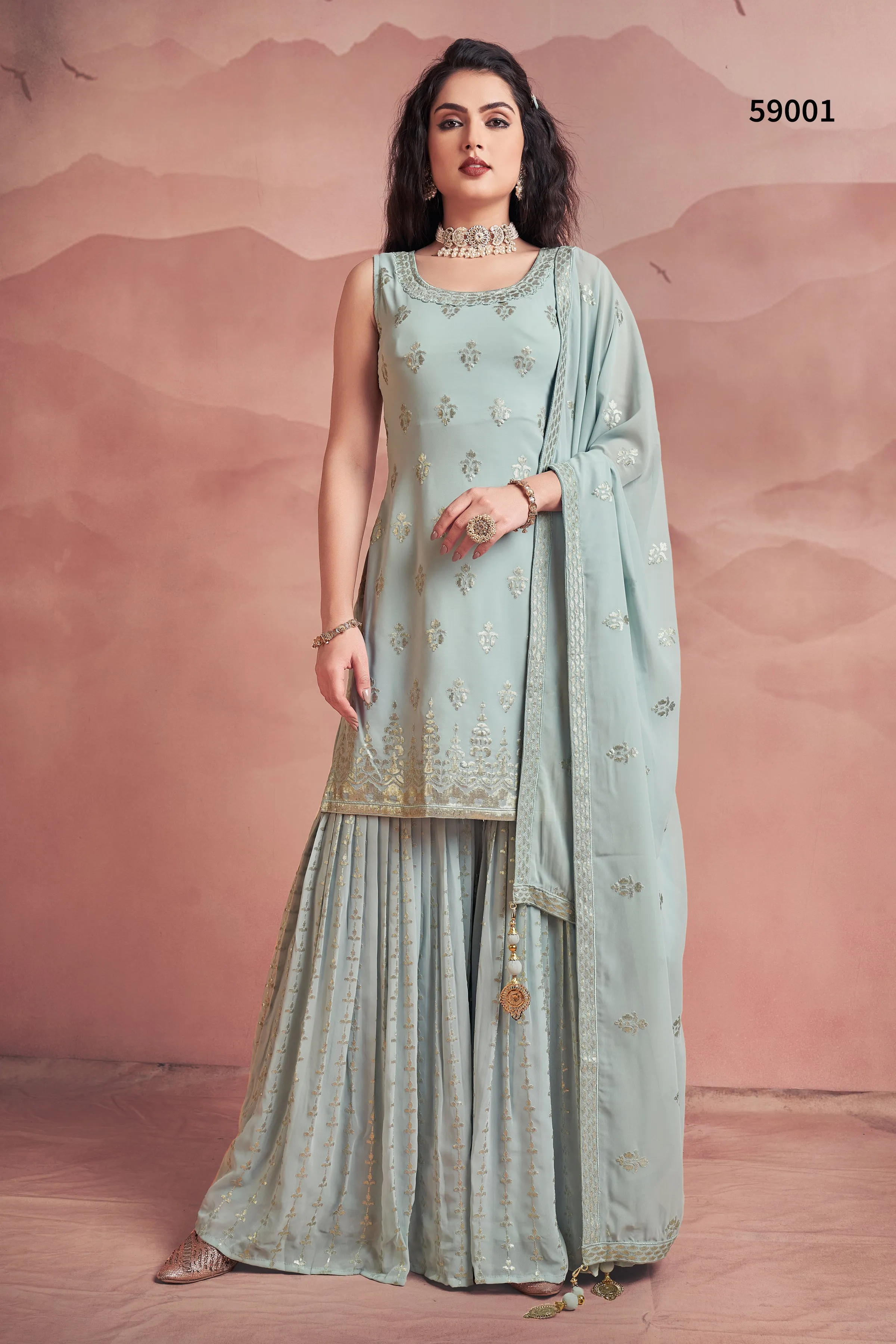 Noorani Vol 7 Designer Occasion Wear Suit D.No 59001