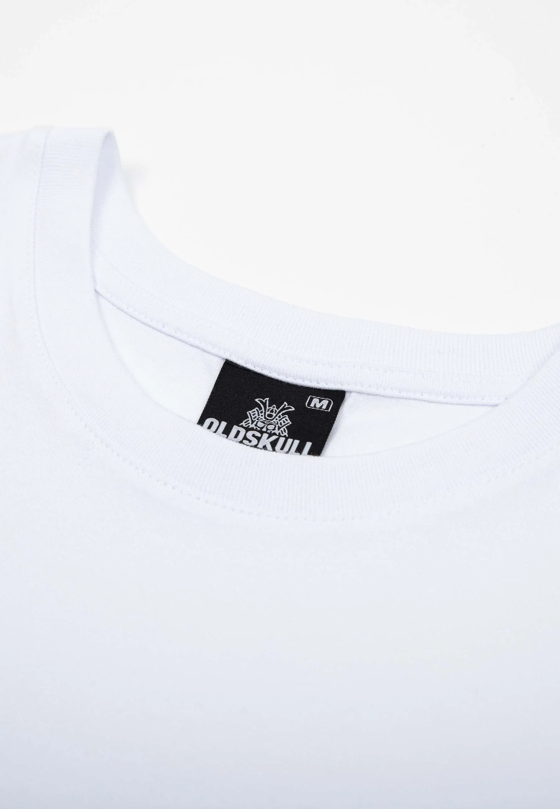 Oldskull Basic Kanji Longsleeve T-Shirt White