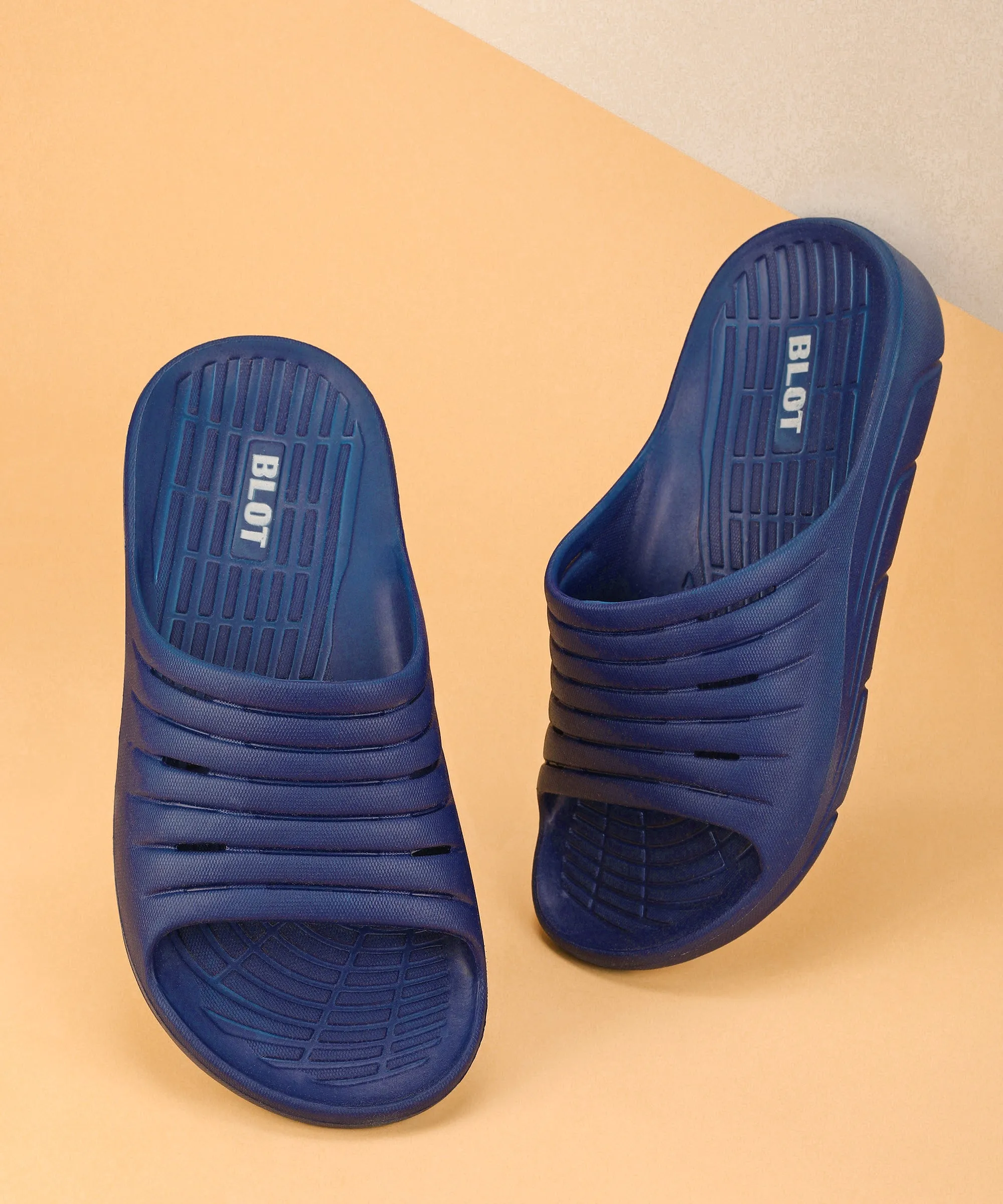 Paragon Blot K10910G Men Casual Sliders | Stylish Trendy Lightweight Slides | Casual & Comfortable Slippers | For Everyday Use