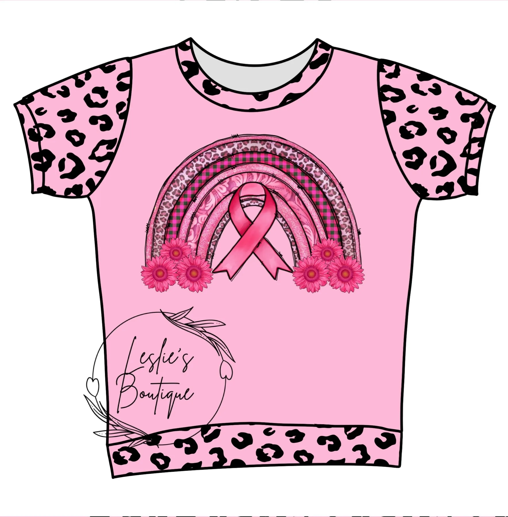 Pink rainbow shirts