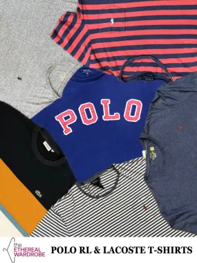 Polo Ralph Lauren and Lacoste Roundneck T-Shirts