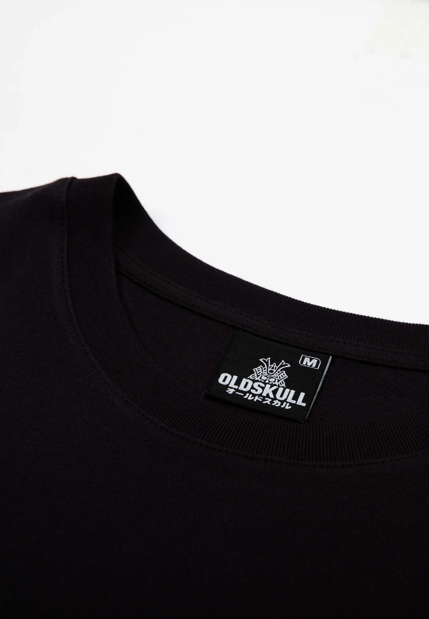 Rebel Cat Backprint T-Shirt Black