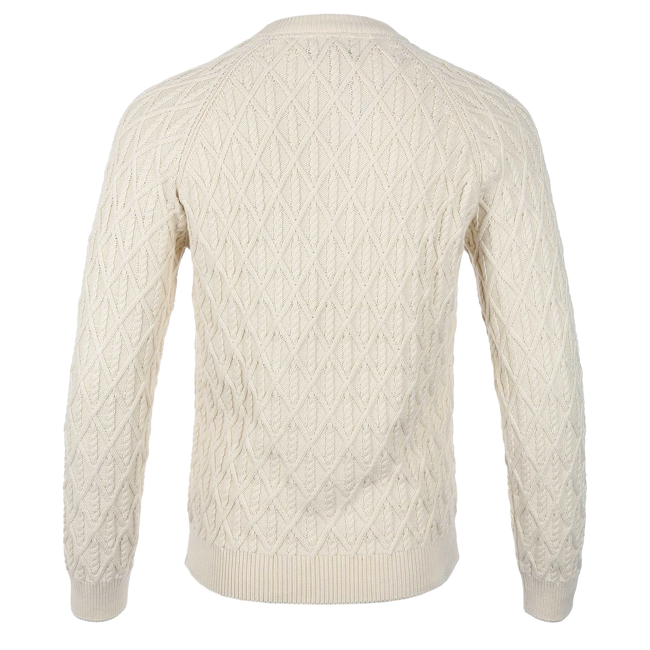 Remus Uomo Arans Knitwear in Cream