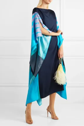 Soft Silk Crepe Kaftan, Premium  All Occasions Women's Caftan