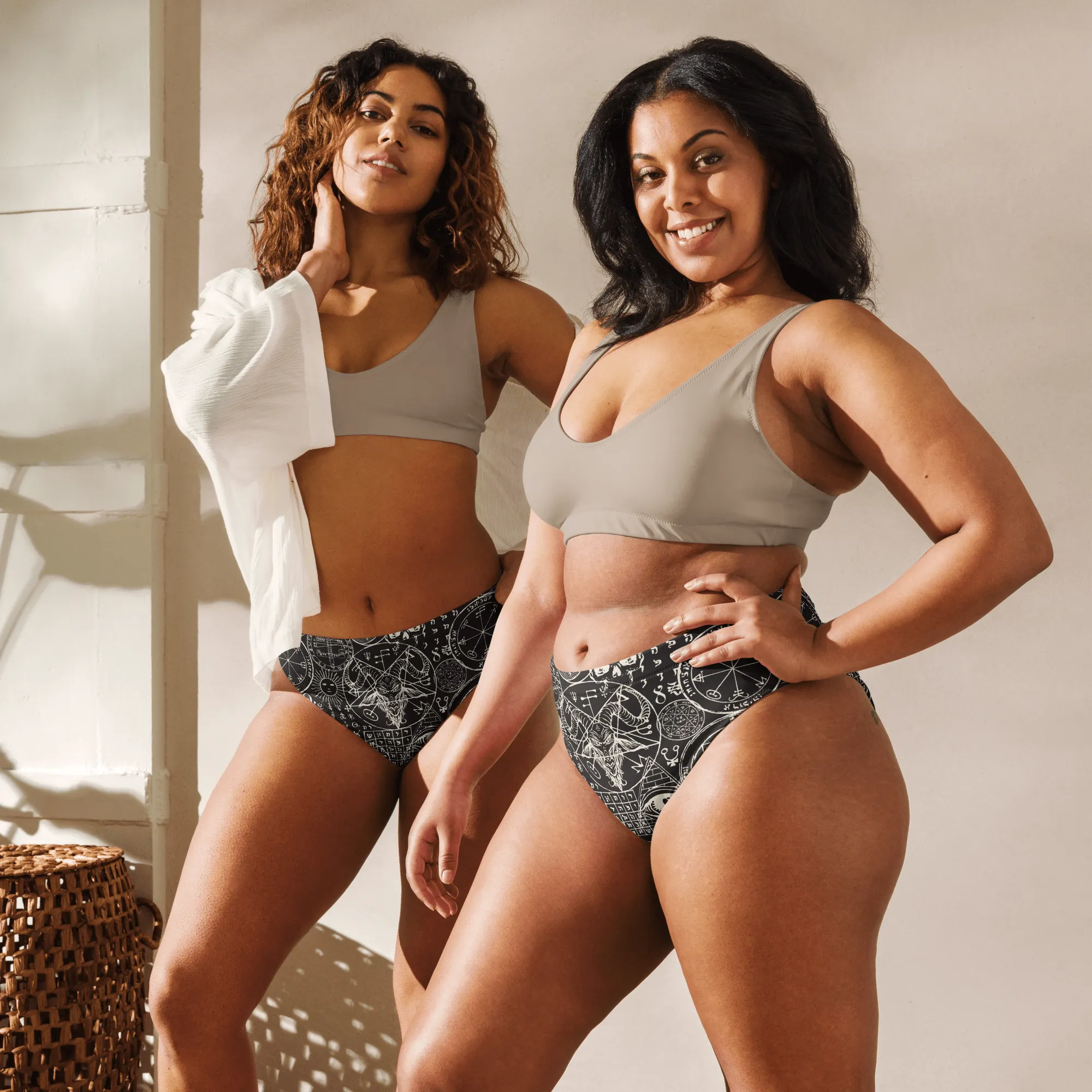 Summon Spirits High-Waisted Sport Bikini Bottoms