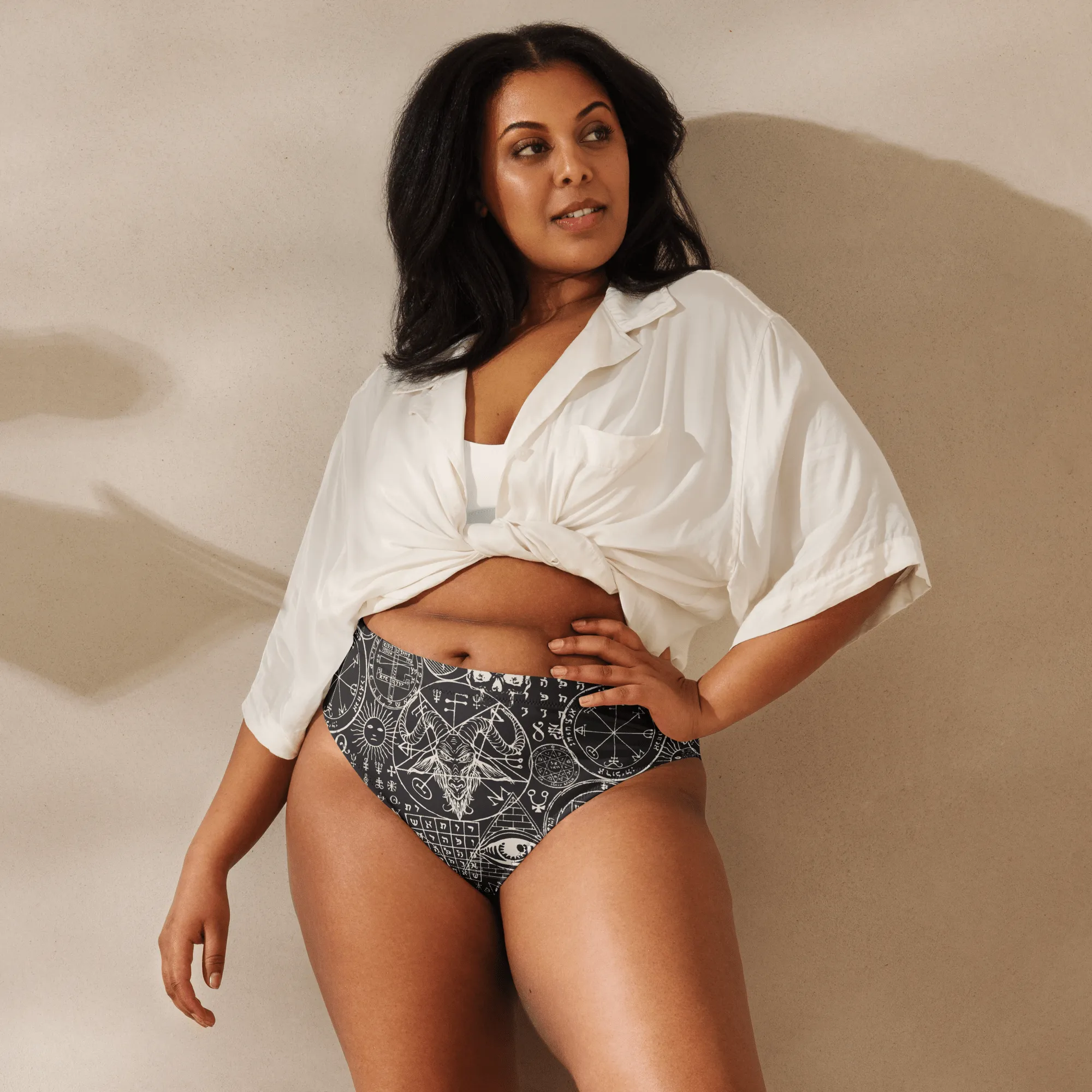 Summon Spirits High-Waisted Sport Bikini Bottoms