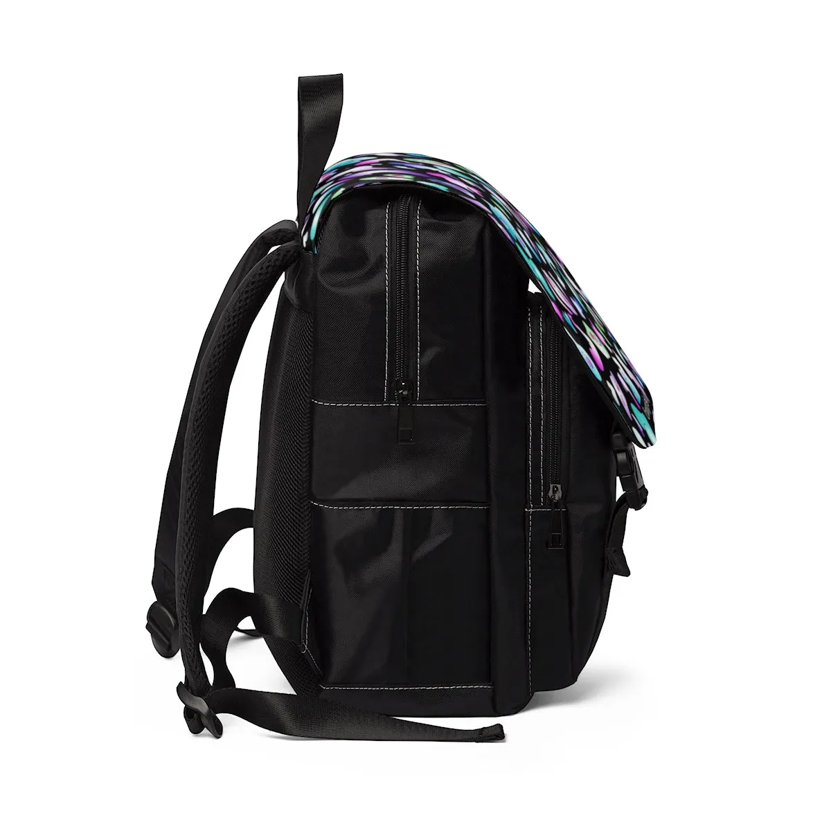 Unisex Casual Shoulder Backpack  - Abstract Body
