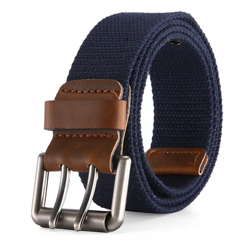 US Airborne Division 101 Casual Double Pin Buckle Canvas Belt