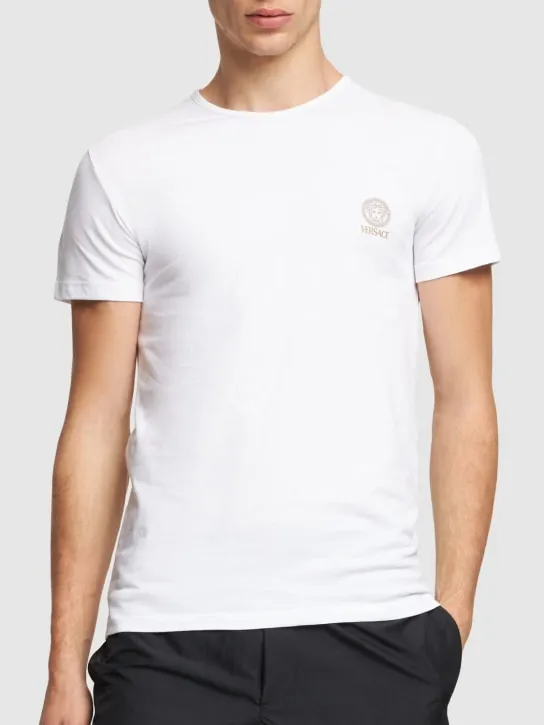Versace   Pack of 2 Topeka stretch jersey t-shirts 
