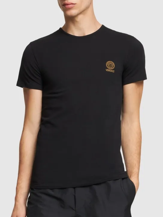 Versace   Pack of 2 Topeka stretch jersey t-shirts 