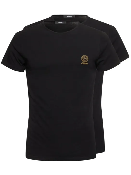 Versace   Pack of 2 Topeka stretch jersey t-shirts 