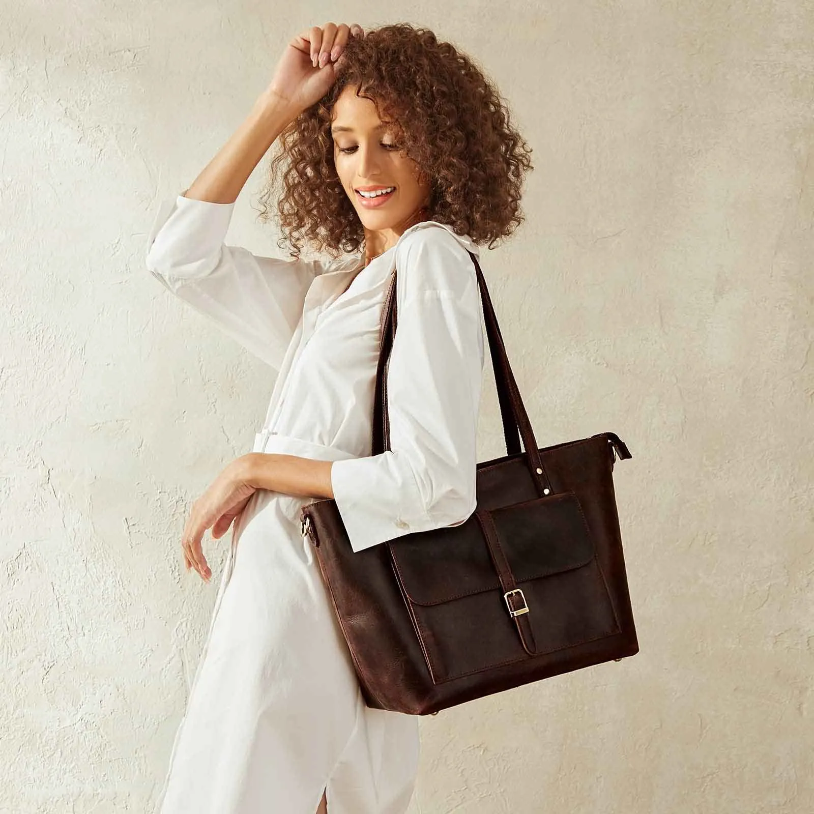 Women Vintage Satchel Tote Bag