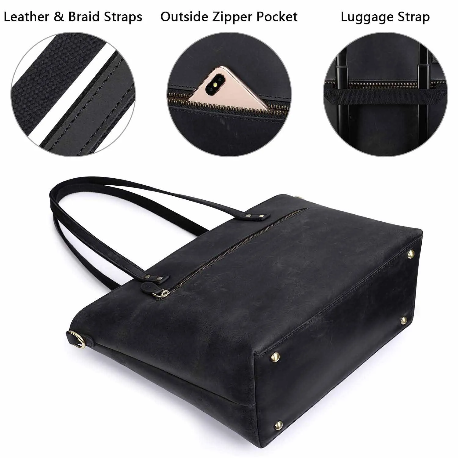 Women Vintage Satchel Tote Bag