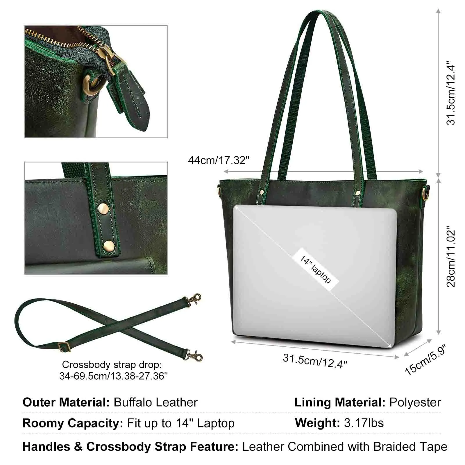 Women Vintage Satchel Tote Bag