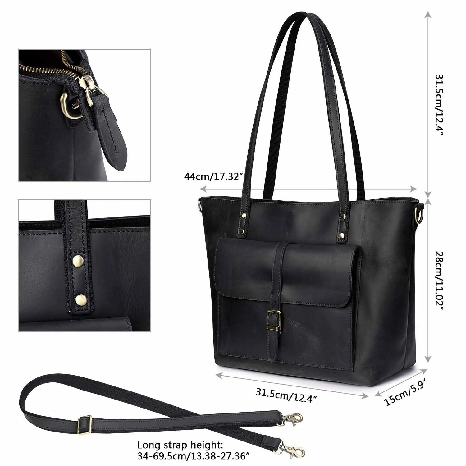 Women Vintage Satchel Tote Bag