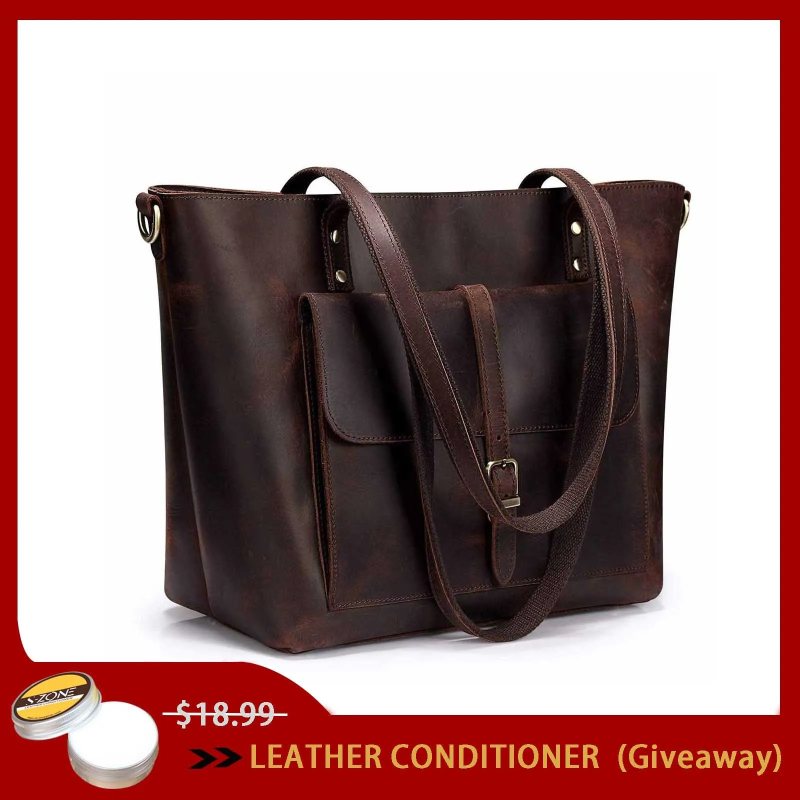 Women Vintage Satchel Tote Bag
