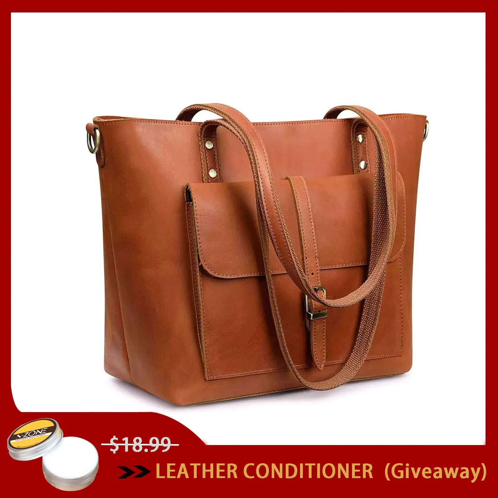 Women Vintage Satchel Tote Bag