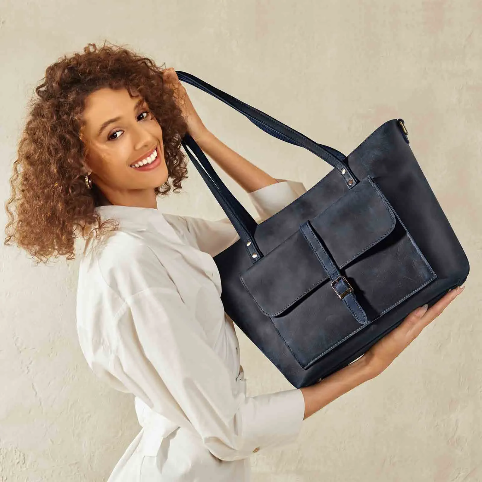 Women Vintage Satchel Tote Bag