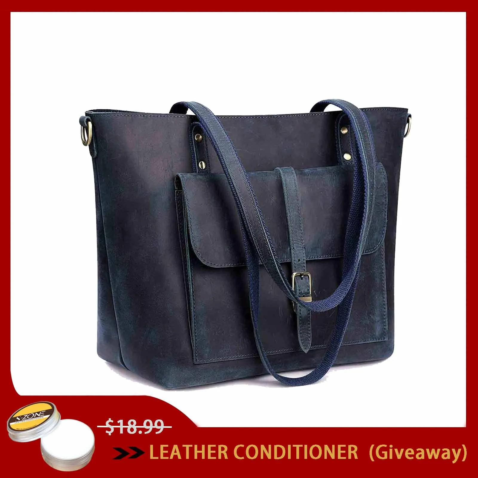 Women Vintage Satchel Tote Bag